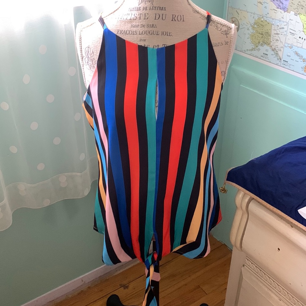 Vertical Striped Top